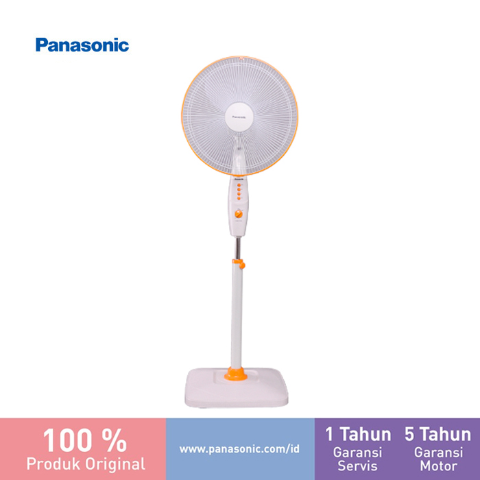 Panasonic Standing Fan 16 Inch ES404 - Orange